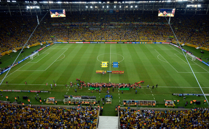 Stadionul "Maracana" din Rio de Janeiro, finala Cupei Confederaţiilor la fotbal. (Handout / Alexandre Loureiro / FIFA via Getty Images)