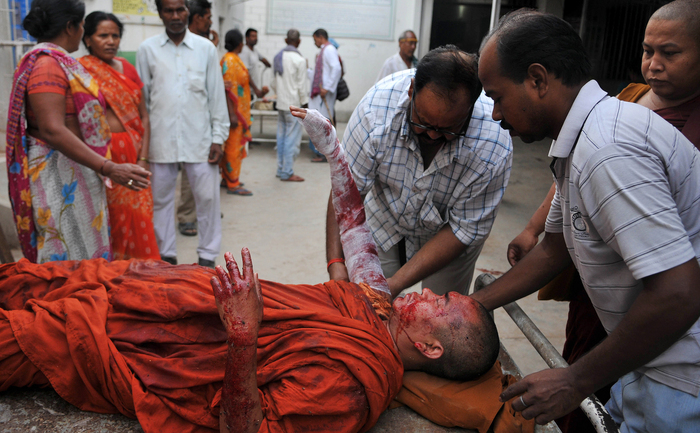 India: Explozii în sacrul templu budist Bodh Gaya