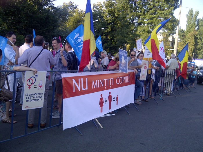 Demonstraţie Asociaţia ProVita, Bucureşti, 14 iulie 2013