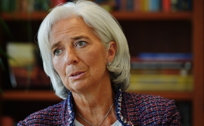 Christine Lagarde, directorul Fondului Monetar Internaţional (FMI).