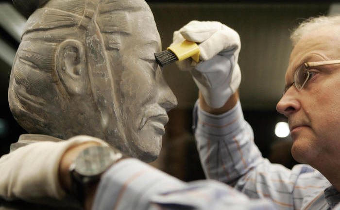 China, Hebei: descoperit un muzeu care expune artefacte antice imperiale falsificate. (ROLAND MAGUNIA / AFP / Getty Images)