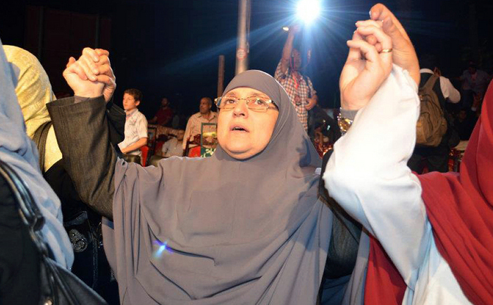 Naglaa Ali Mahmud, soţia lui Mohamed Morsi, mai 2012 (- / AFP / GettyImages)
