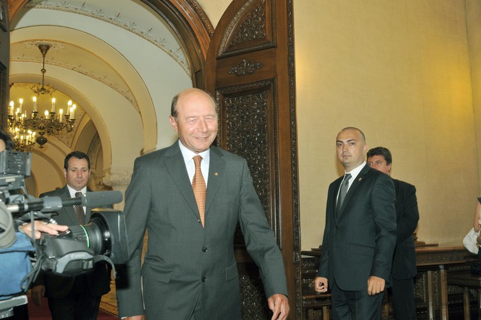 În imagine, Traian Băsescu, preşedintele României (Epoch Times România)