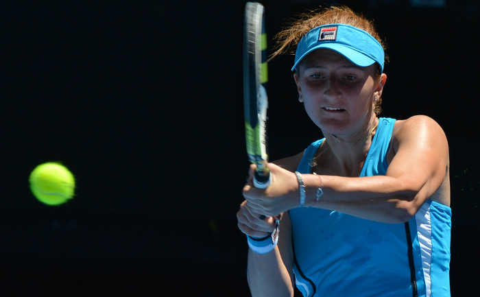 Jucătoarea română de tenis Irina Begu. (PAUL CROCK / AFP / Getty Images)