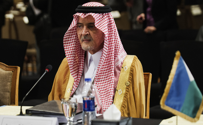 
Ministrul de externe saudit Prinţul Saud al-Faisal.