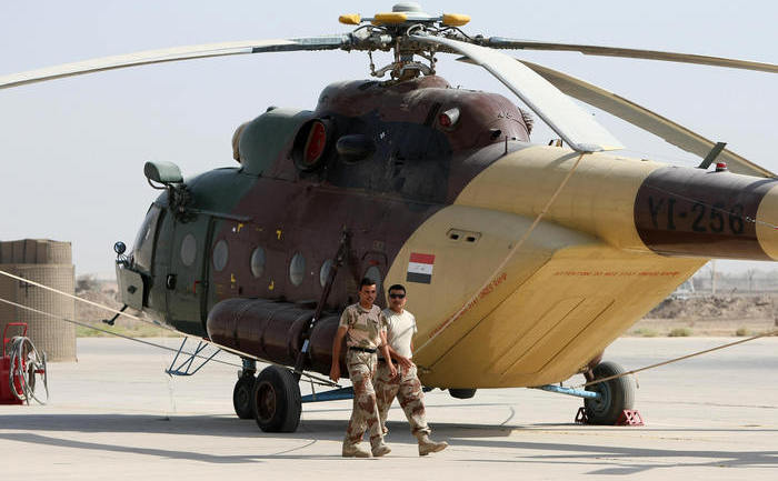 Elicopter sovietic M-17 în Irak, arhivă (AHMAD AL-RUBAYE / AFP / Getty Images)