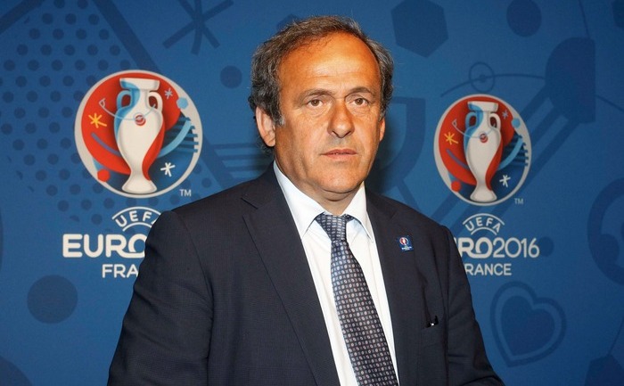 Preşedintele Uniunii europene de fotbal, francezul Michel Platini.