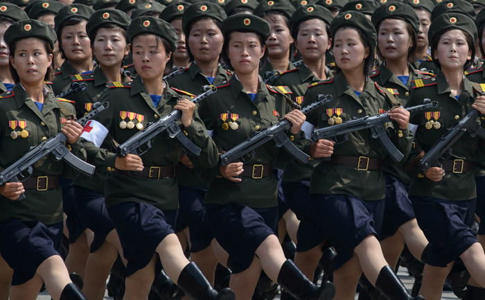 Armata nord coreeană a paradă, 27 iulie 2013 (Ed Jones / AFP / Getty Images)