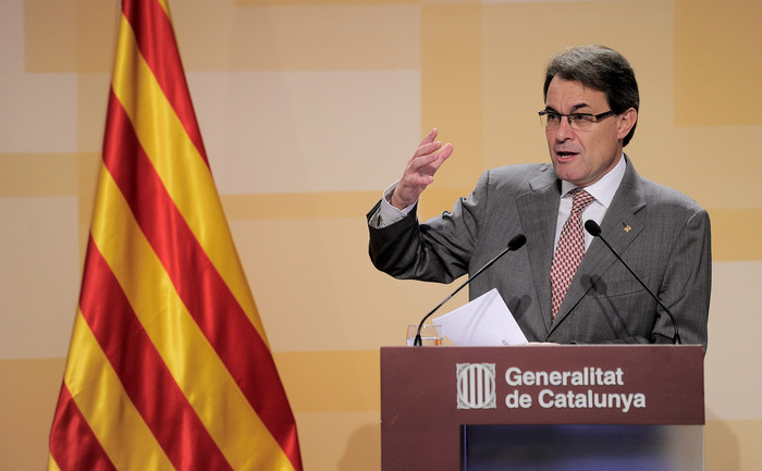 Şeful guvernului regional catalan Artur Mas. (JOSEP LAGO / AFP / Getty Images)