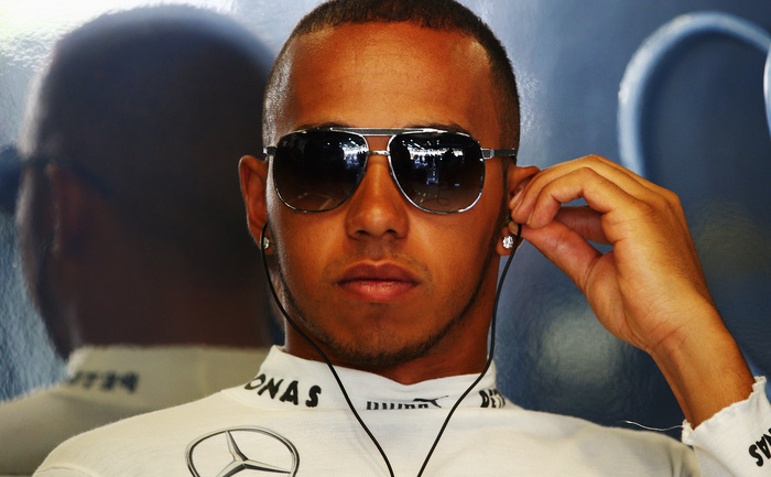 Pilotul britanic Lewis Hamilton (Mercedes).