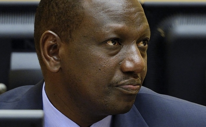 Fostul vice preşedinte kenian William Samoei Ruto la o audiere a Curţii Criminale Internaţionale, Haga, 14 mai 2013 (LEX VAN LIESHOUT / AFP / Getty Images)