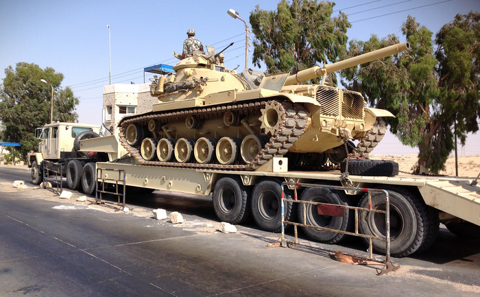 Egipt: Ofensivă militară în Sinai, Septembrie 8, 2013. (STR / AFP / Getty Images)