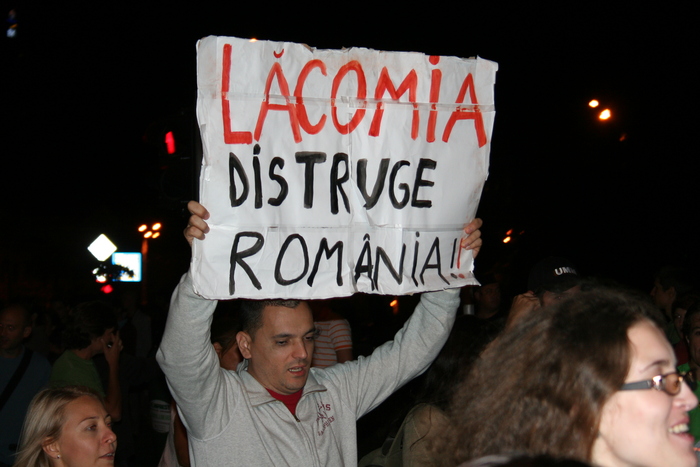 Proteste pentru salvarea Roşiei Montane - 8.09.2013-Bucureşti