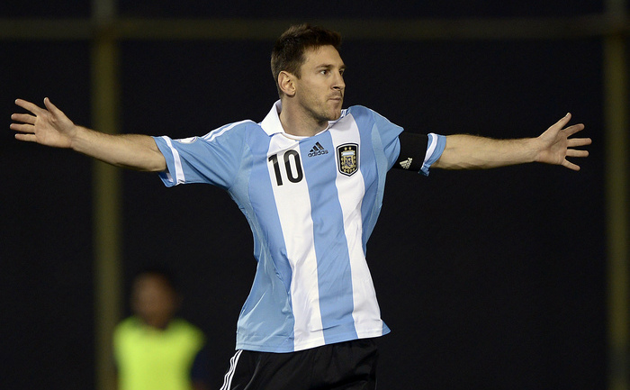 Starul argentinian Lionel Messi.