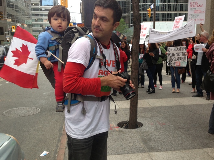 Salvaţi Roşia Montană, ziua solidarităţii globale, Toronto, Canada, 15 septembrie 2013