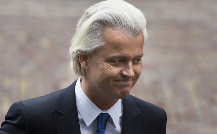 Liderul dreptei xenofobe olandeze Geert Wilders. (Michel Porro / Getty Images)
