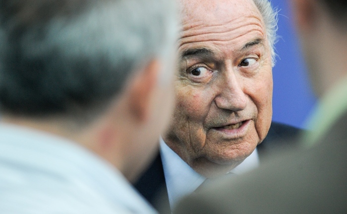Preşedintele forului fotbalistic mondial Sepp Blatter.