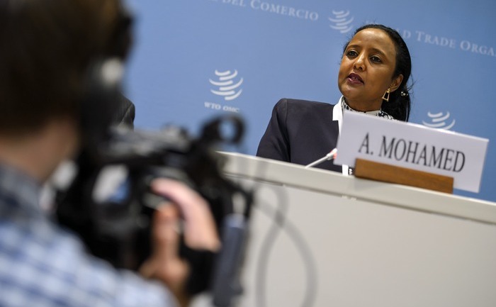Ministrul kenyan al afacerilor externe Amina Mohamed. (FABRICE COFFRINI / AFP / Getty Images)