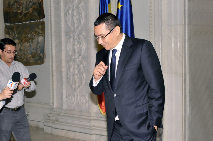 30 septembrie 2013, Parlamentul Romaniei. În imagine Victor Ponta