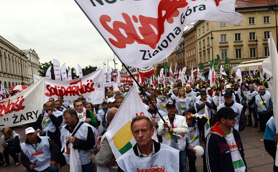 Polonia, Varşovia: Manifestaţii, Septembrie 14, 2013 (JANEK SKARZYNSKI / AFP / Getty Images)