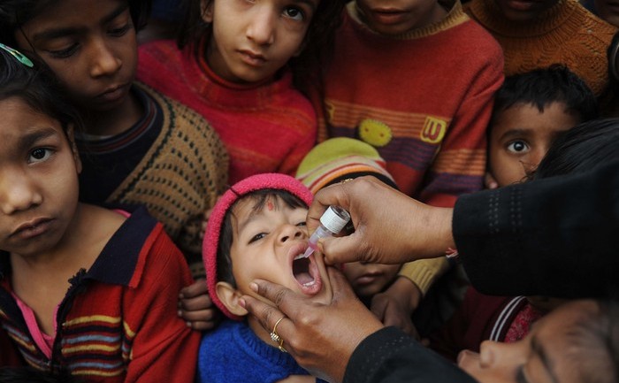 Pakistan: Vaccinări anti-poliomielită (NARINDER NANU / AFP / Getty Images)