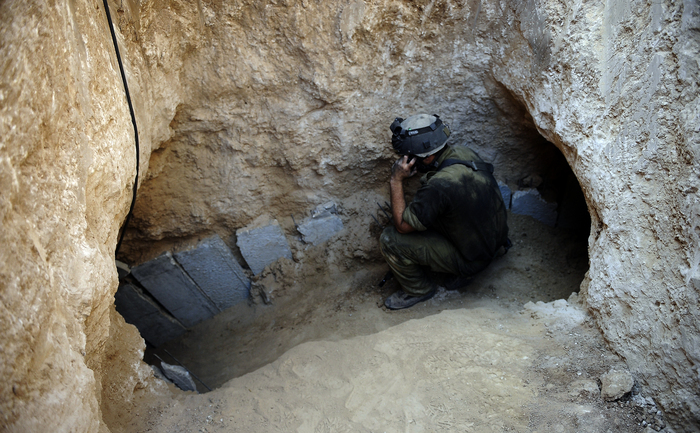 Tunel din Fâşia Gaza spre Israel (DAVID BUIMOVITCH / AFP / Getty Images)