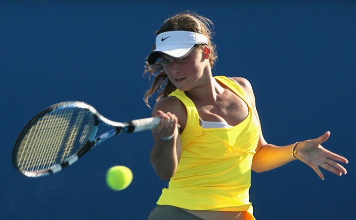 Jucătoarea română de tenis Ana Bogdan. (Robert Prezioso / Getty Images)