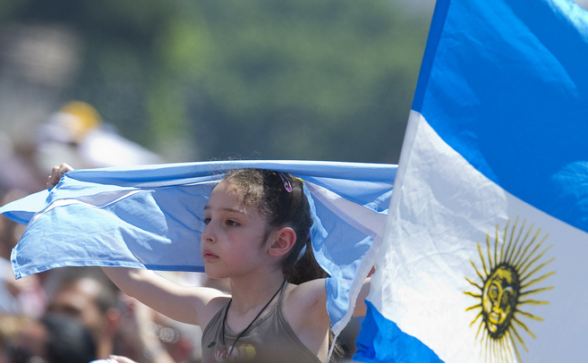 Steagul Argentinei (TIZIANA FABI / AFP / Getty Images)