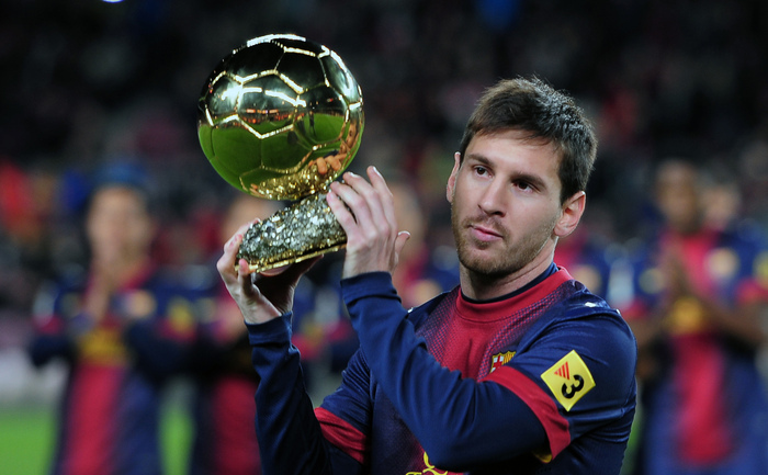 Lionel Messi, 13 ianuarie 2013. (LLUIS GENE / AFP / Getty Images)