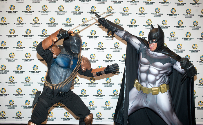 Batman în luptă cu "răul" (Beth Gwinn / Getty Images)