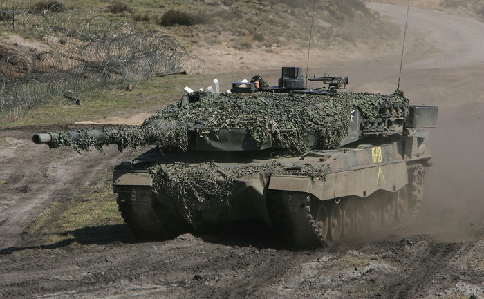 Tanc german Leopard 2-A6, exerciţii în Bergen, Germania (arhivă)