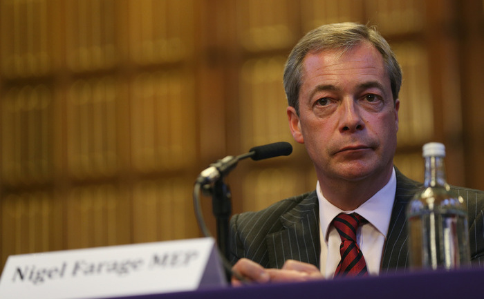 Liderul UKIP, Nigel Farage.