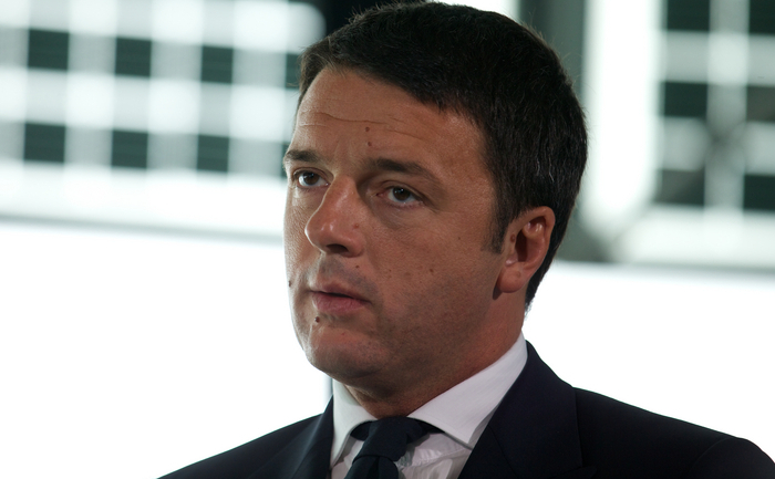 Premierul italian Matteo Renzi.