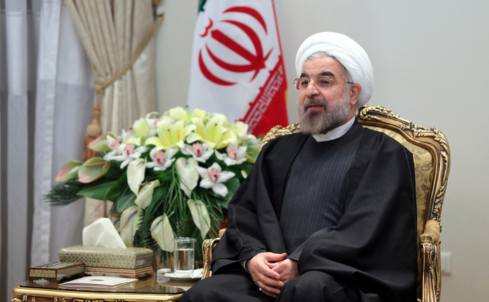 Preşedintele Iranului, Hassan Rouhani.
