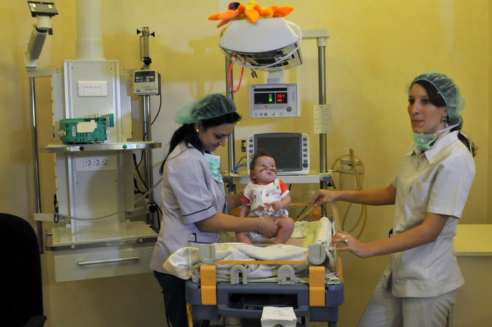 Spitalul Marie Curie, inaugurarea secţiei de terapie intensivă noi-născuţi