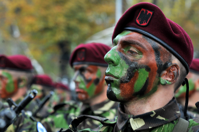 Paradă militară cu prilejul Zilei Naţionale a României