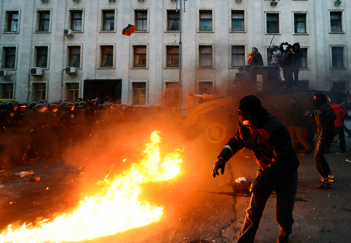 Demonstraţii pro-europene în Ucraina, Kiev, 1 decembrie 2013