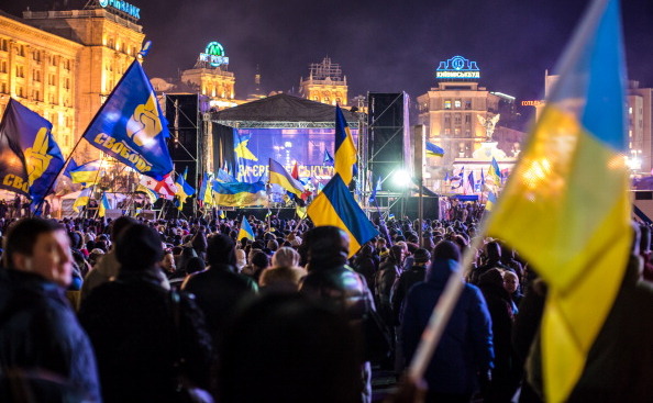 Piaţa Independenţei, Kiev, 3 decembrie 2013 (Brendan Hoffman/Getty Images)