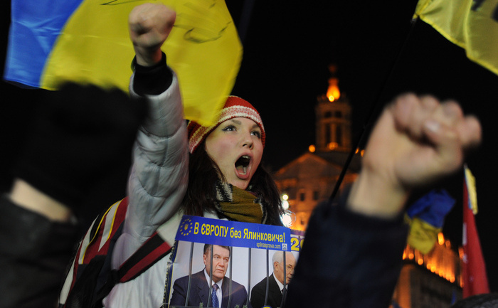 Proteste în Ucraina (VIKTOR DRACHEV / AFP / Getty Images)