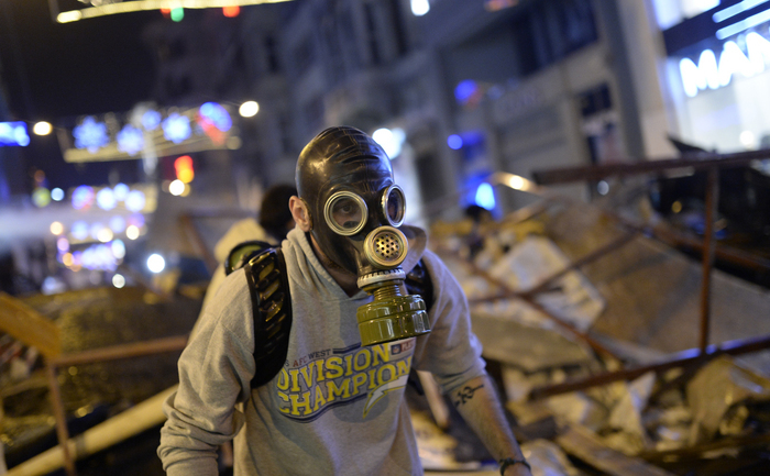 Protestatar anti-guvernamental din Turcia (BULENT KILIC / AFP / Getty Images)