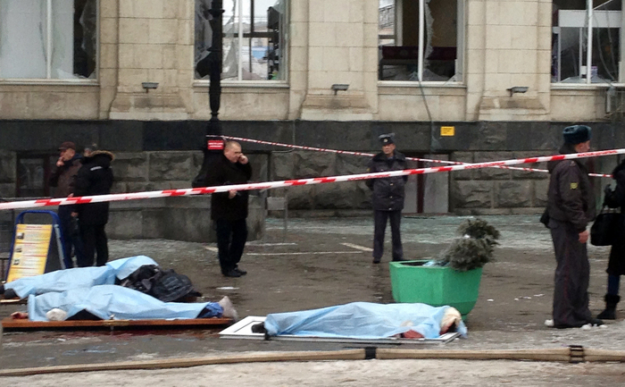Victime ale atentatului din Volgograd 29 decembrie 2013 (STRINGER / AFP / Getty Images)