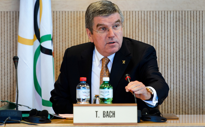 Preşedintele Comitetului Internaţional Olimpic (CIO), germanul Thomas Bach. (FABRICE COFFRINI / AFP / Getty Images)