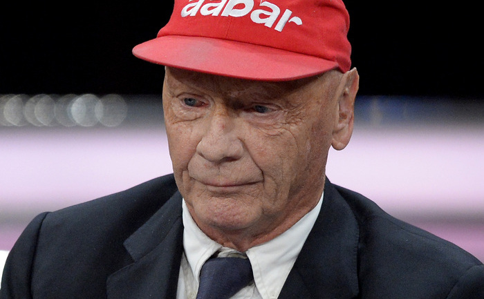 Fostul pilot de Formula 1, austriacul Niki Lauda.