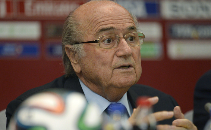 Preşedintele Federaţiei Internaţionale de Fotbal (FIFA), Joseph Blatter.