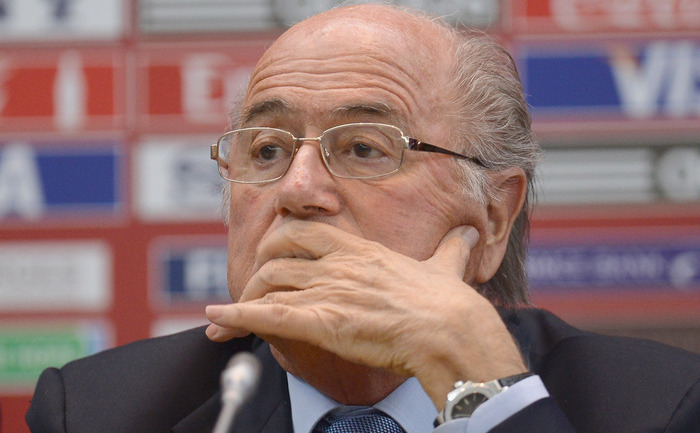 Preşedintele FIFA, elveţianul Joseph Blatter.