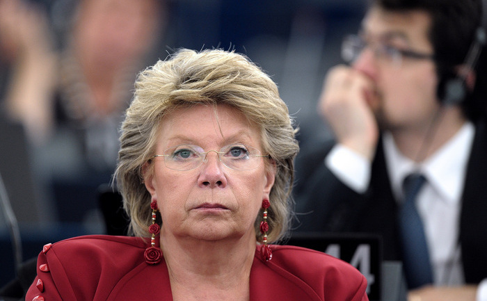 Vicepreşedintele Comisiei Europene, Viviane Reding.