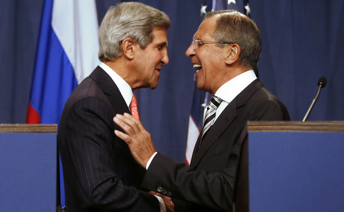 John Kerry şi Serghei Lavrov