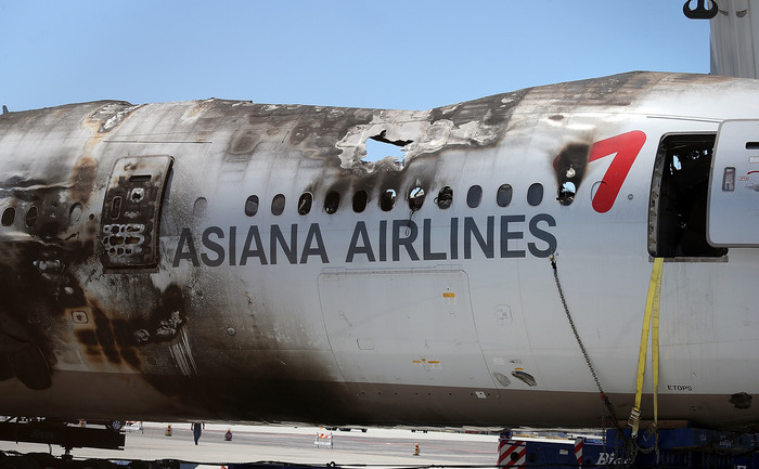 Avionul companiei Asiana, 12 iulie 2013.