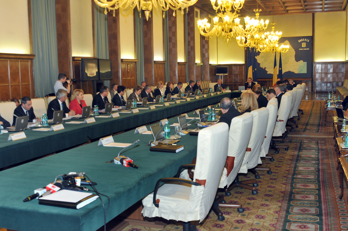 Şedinţă de Guvern la Palatul Victoria