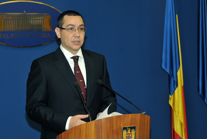 Victor Ponta, prim-ministrul în guvernul României